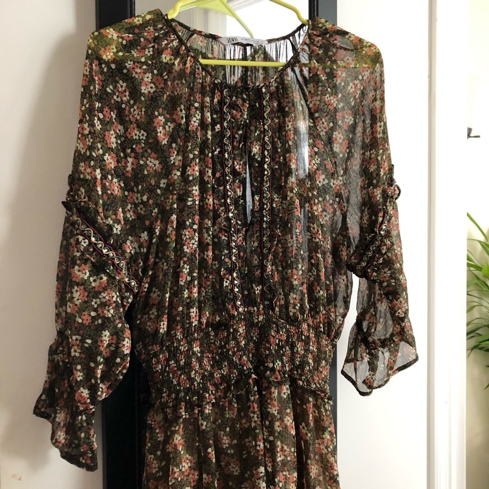 Zara Drop Waist Dress